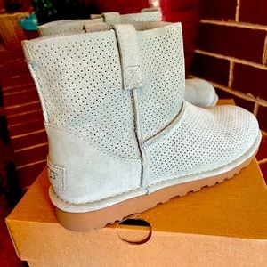 UGG Women's Classic Unlined Perforated Suede Boots